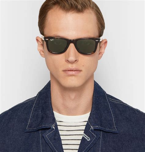 chanel tortoise wayfarer sunglasses|ray ban wayfarer tortoise polarized.